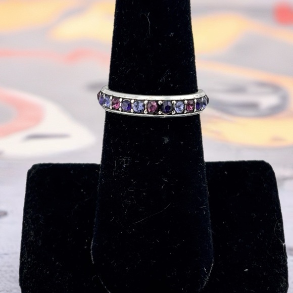 Brighton Elegant Silver and Purple Gemstone Ring
Size 6. Great stack Ring - Picture 2 of 6